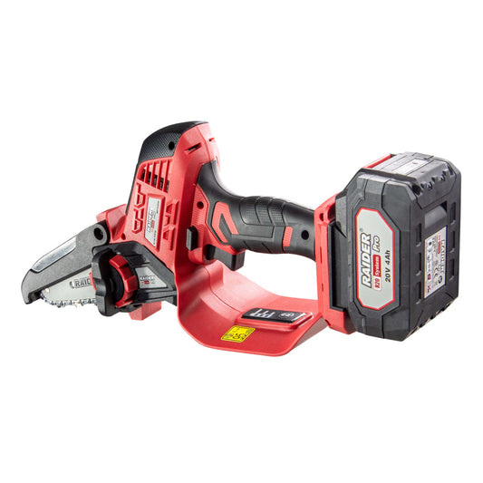 Raider R20 Fierastrau de gradina cu lant si lama 20V 100mm 4.0Ah RDP-GLGP20