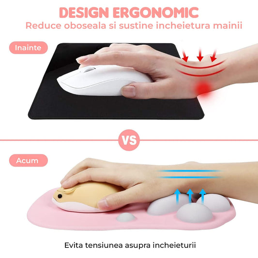 Mousepad ergonomic, Roz