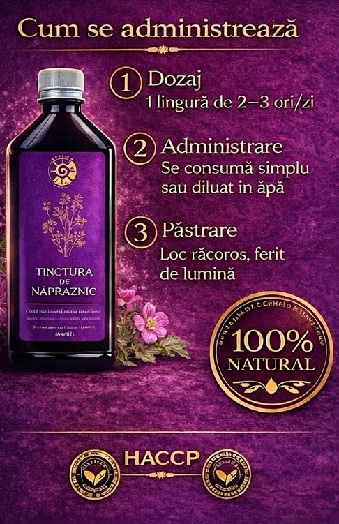 Tinctură de Năpraznic – Sănătate Feminină și Susținere Naturală | 500ml