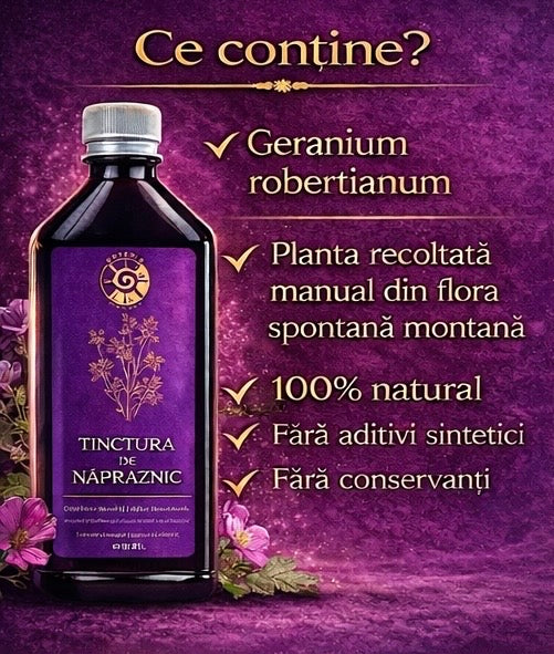 Tinctură de Năpraznic – Sănătate Feminină și Susținere Naturală | 500ml