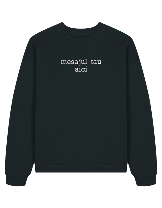 Sweatshirt personalizat font sherif