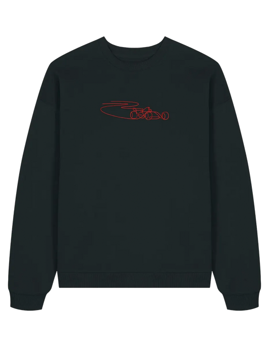 Car outline sweatshirt F1