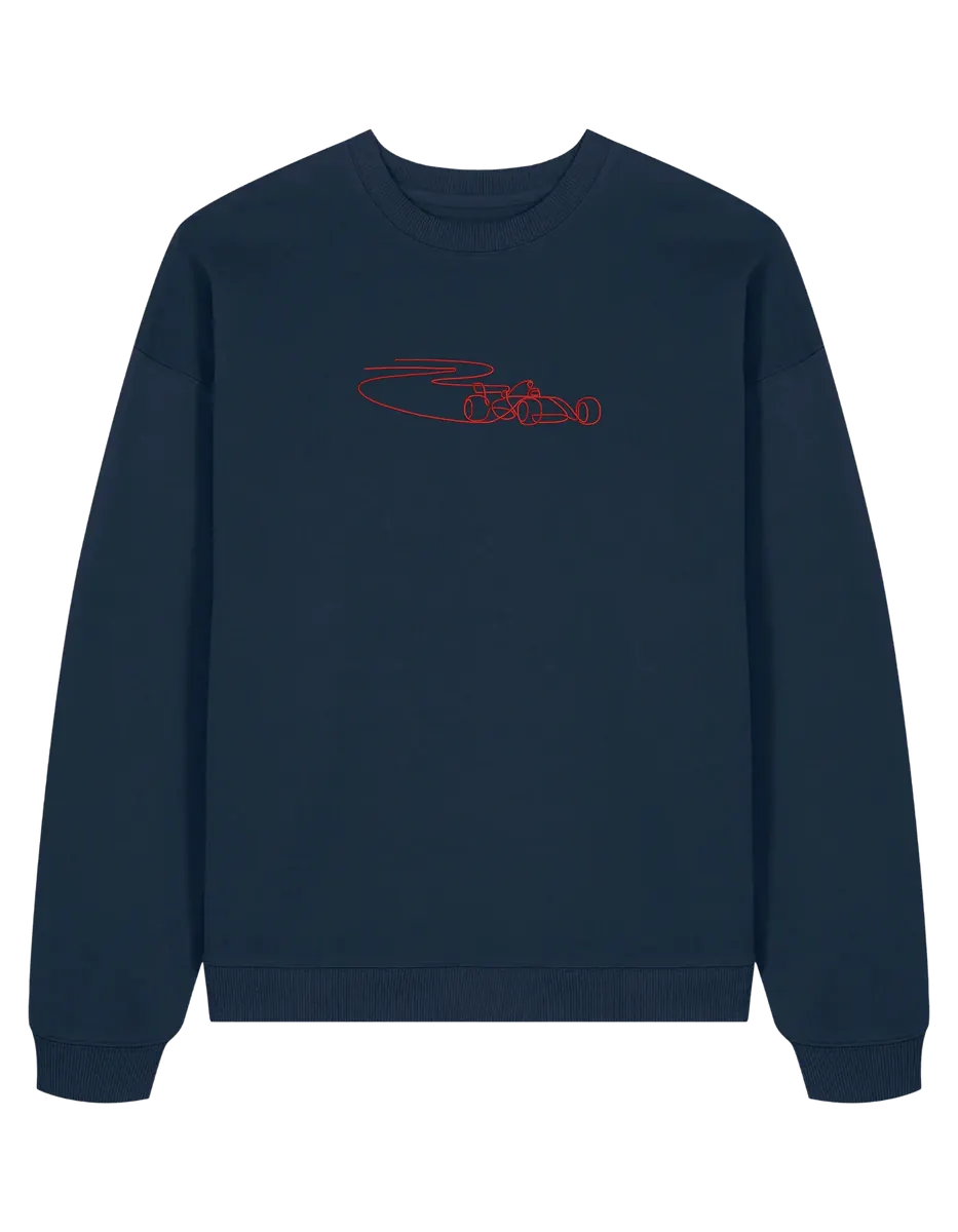 Car outline sweatshirt F1