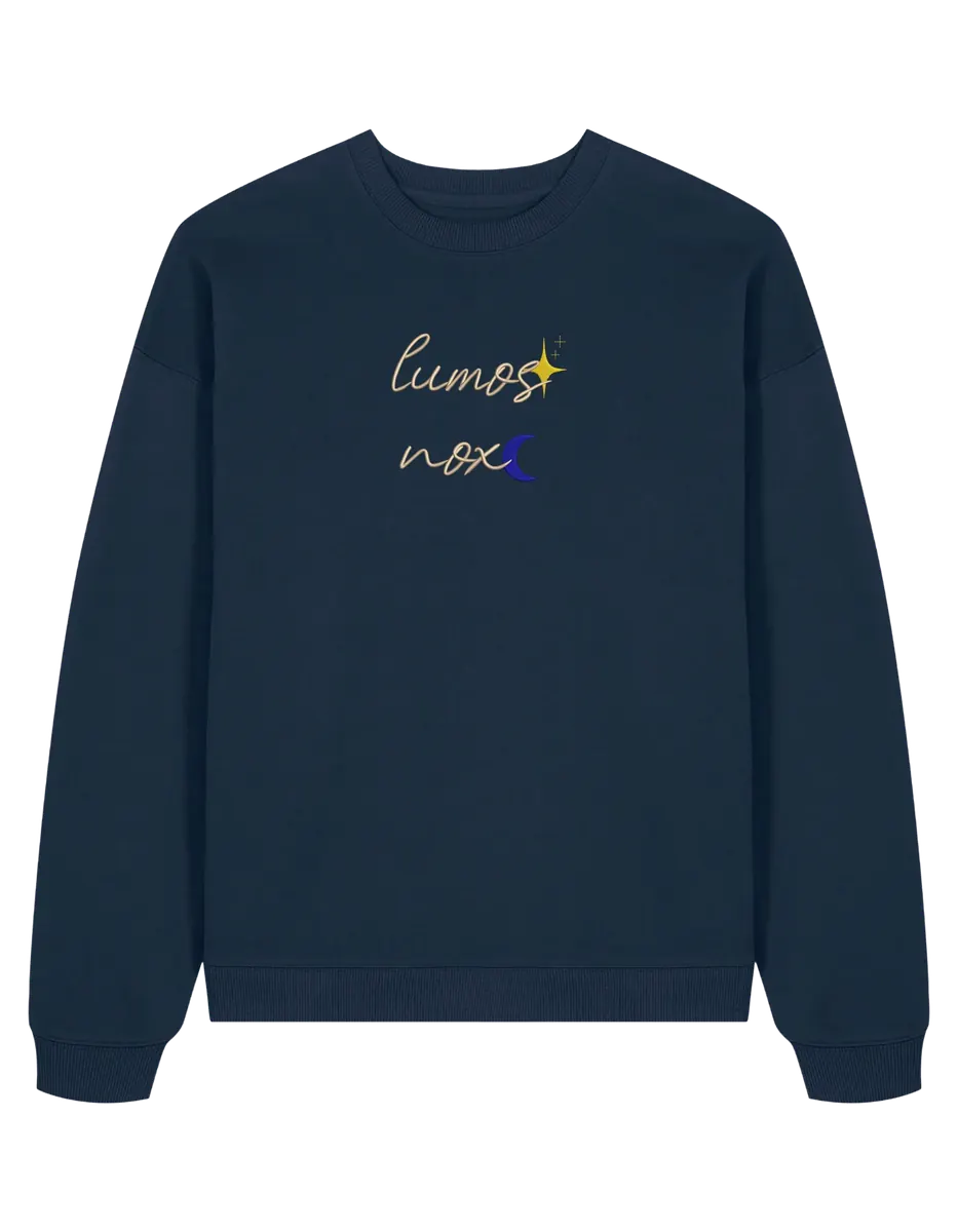 Lumos nox sweatshirt Harry Potter