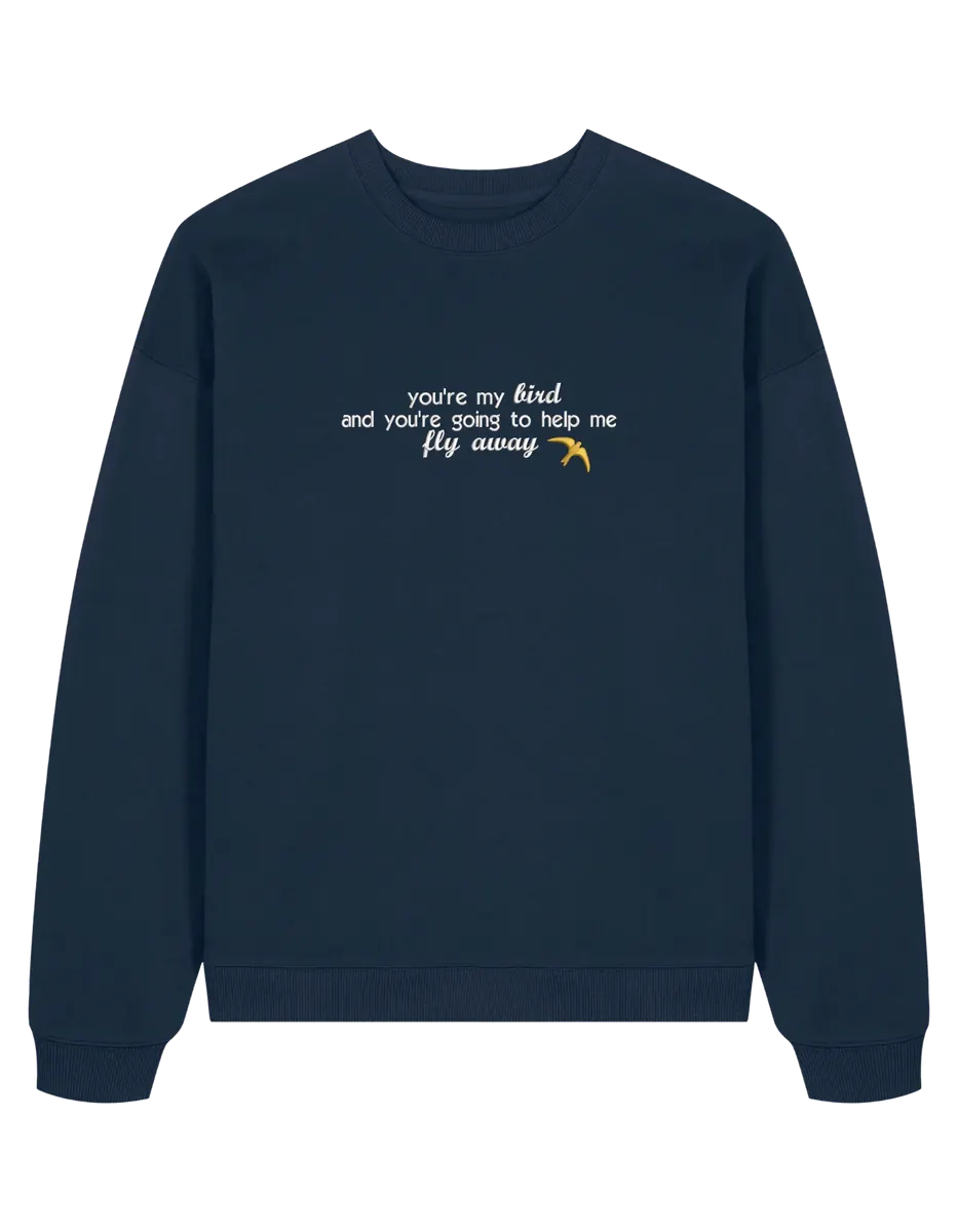 Fly away oversized sweatshirt Shatter me