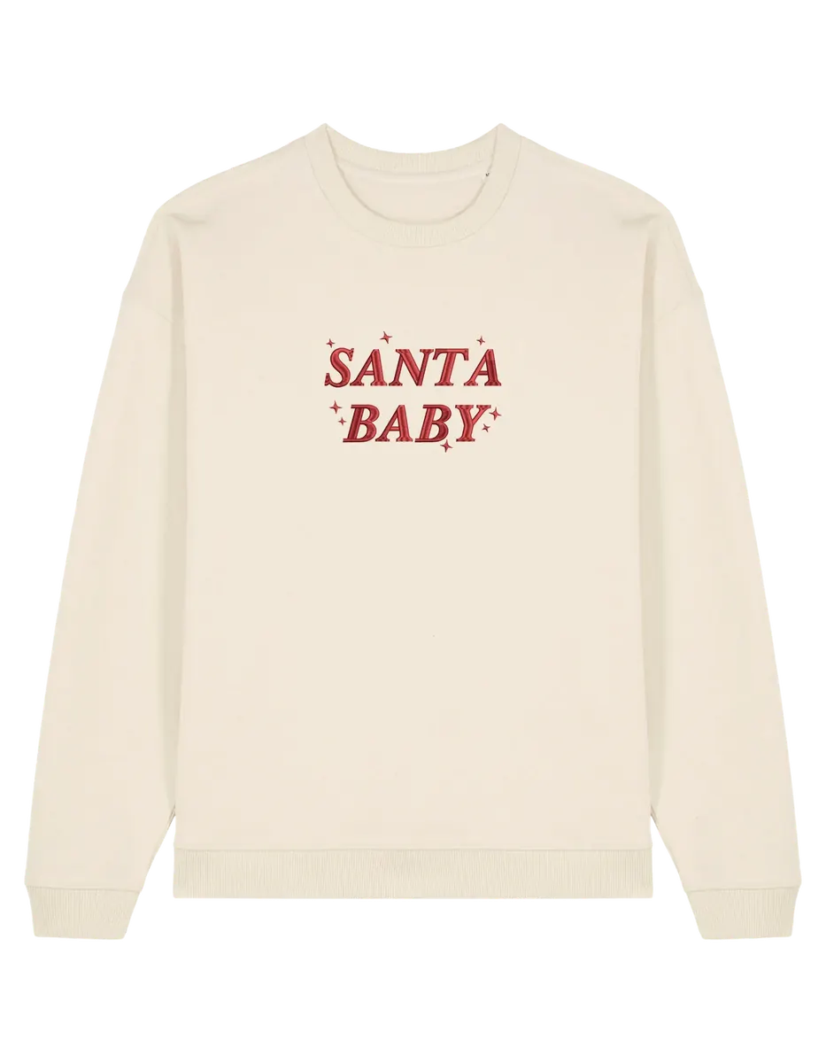 Santa baby sweatshirt Craciun