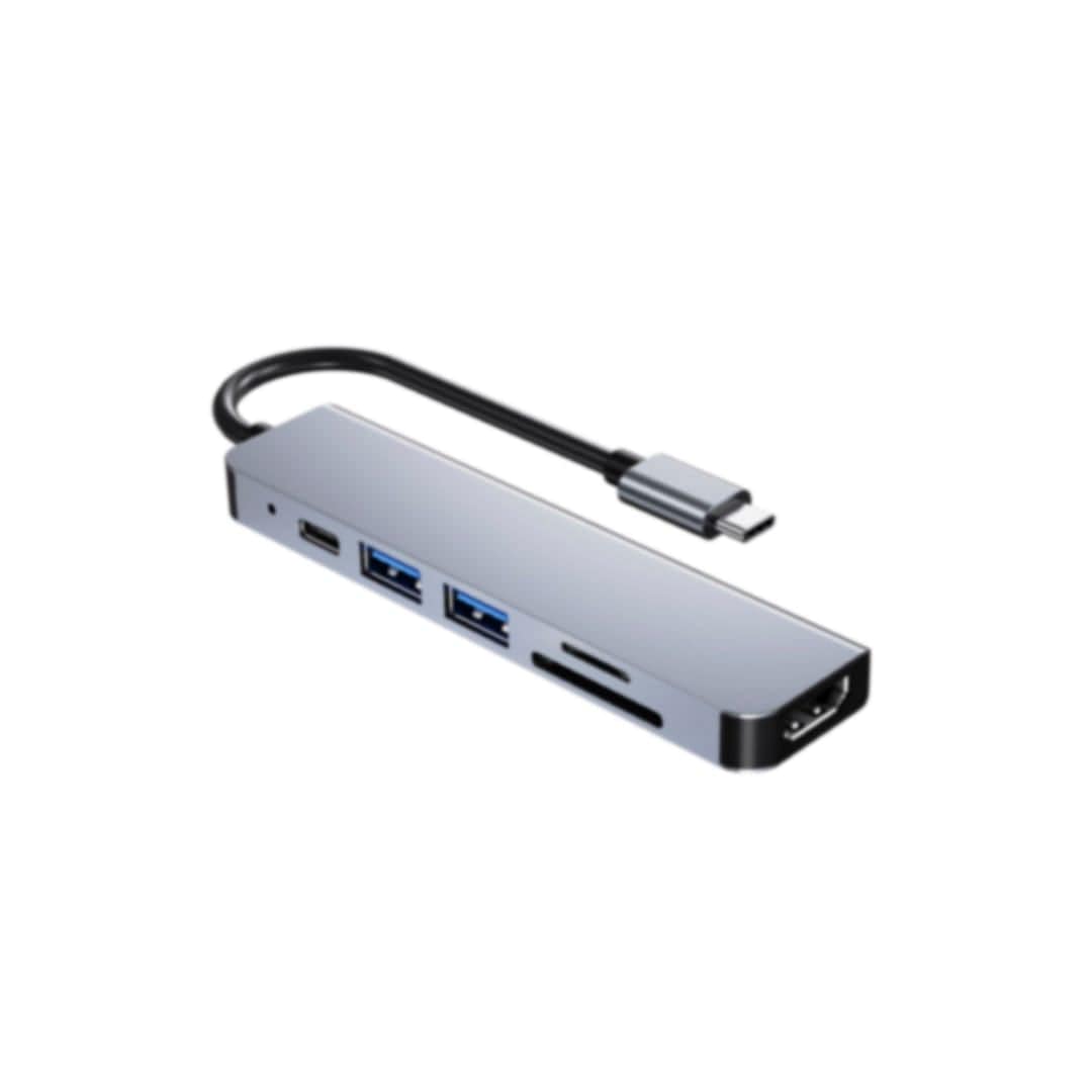 Hub USB, cu Hdmi, Argintiu