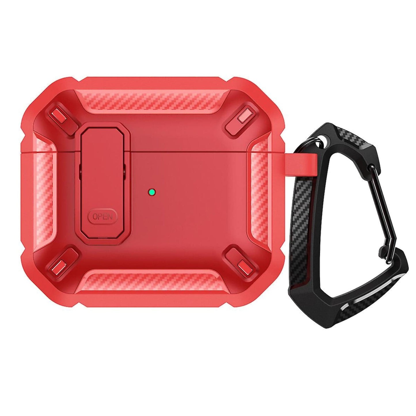Husa de protectie Timebox, Airpods Pro, Rosu