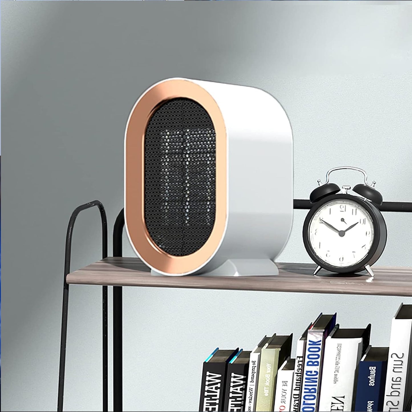 Aeroterma ceramica electrica Timebox, compact si silentios, Alb
