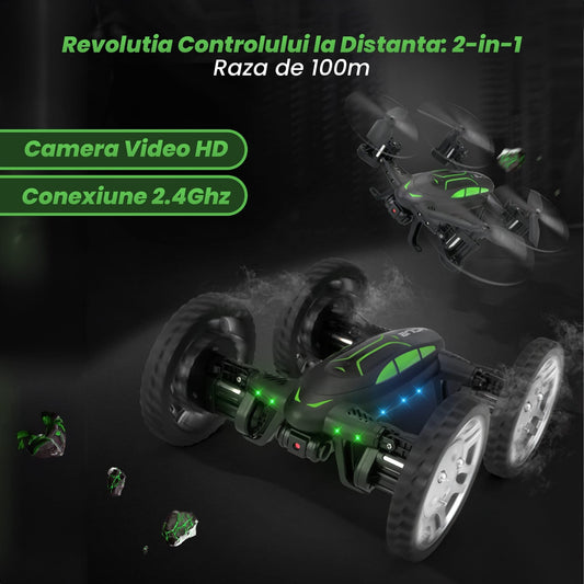 Drona cu telecomanda Timebox, conectivitate WiFi, Negru