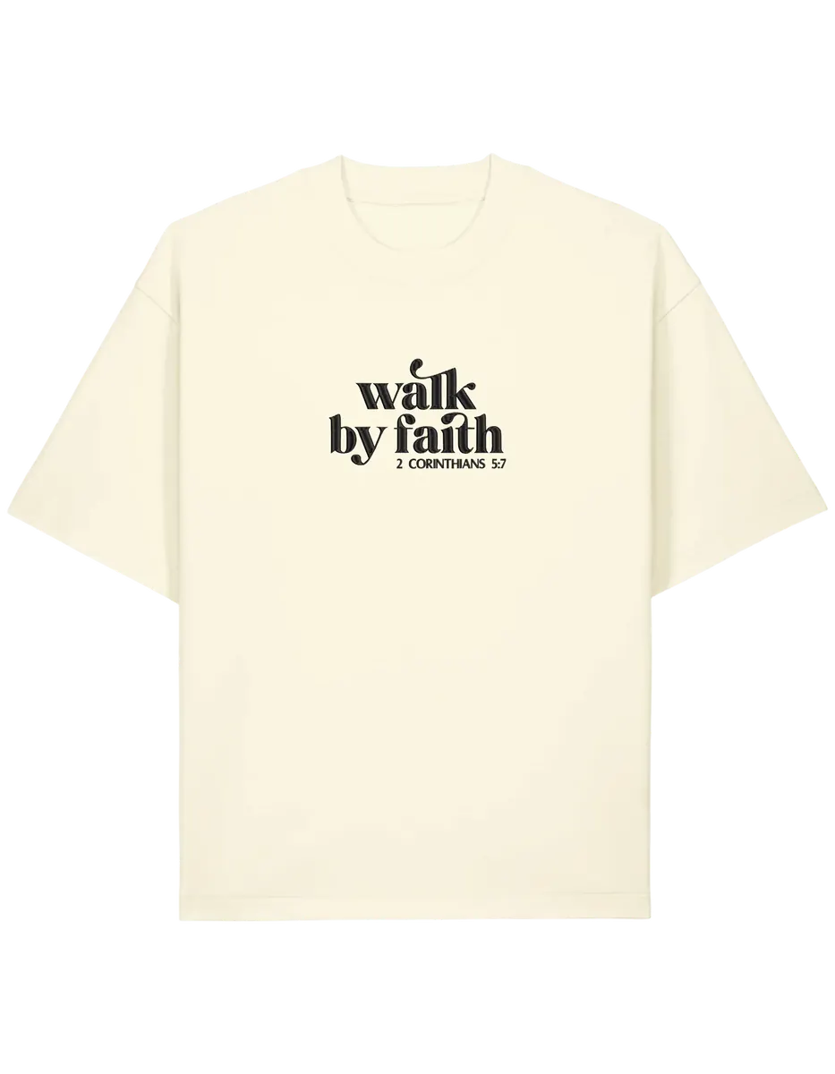 Walk by faith tricou
