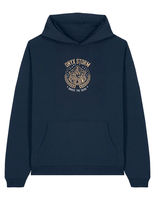 Onyx storm oversized hoodie Fourth Wing