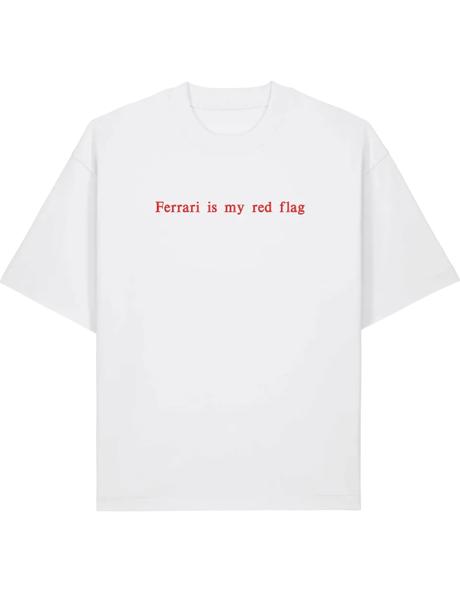 Red flag tricou F1