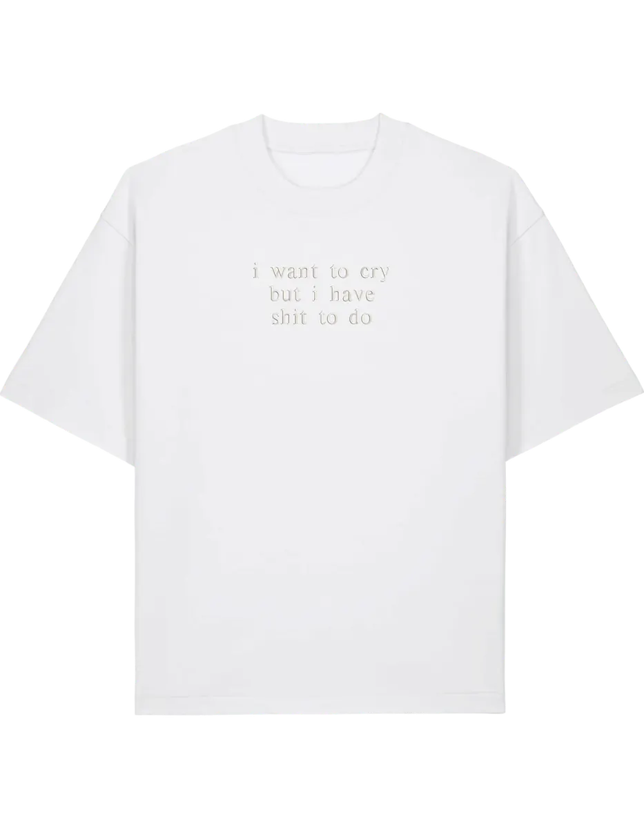 I want to cry tricou