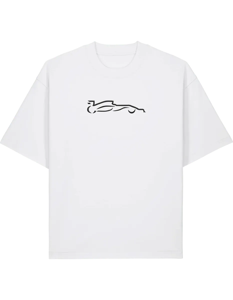 Race car outline tricou F1