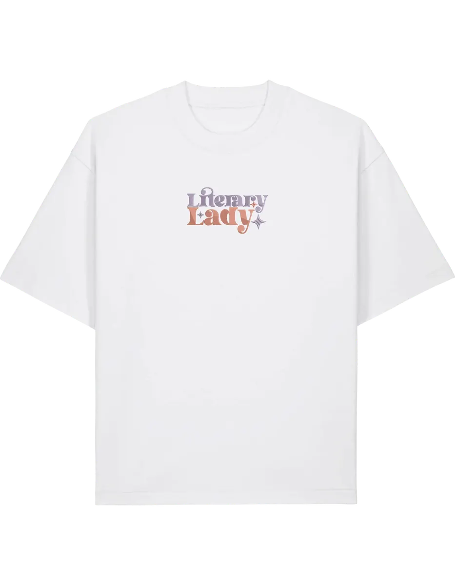 Lady tricou bookish