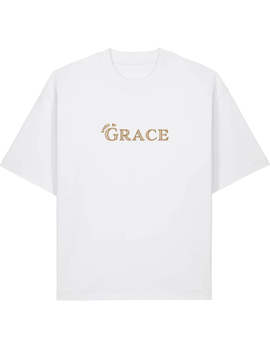 Saved by grace tricou