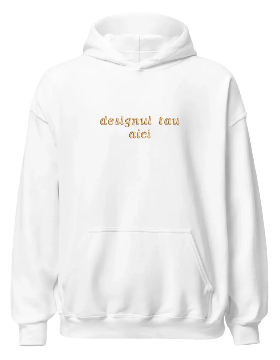 Hanorac personalizat - design custom
