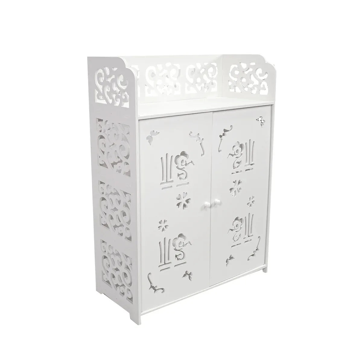 Dulap cu 2 usi, Naimeed D3470, Alb, 87x63x31 cm