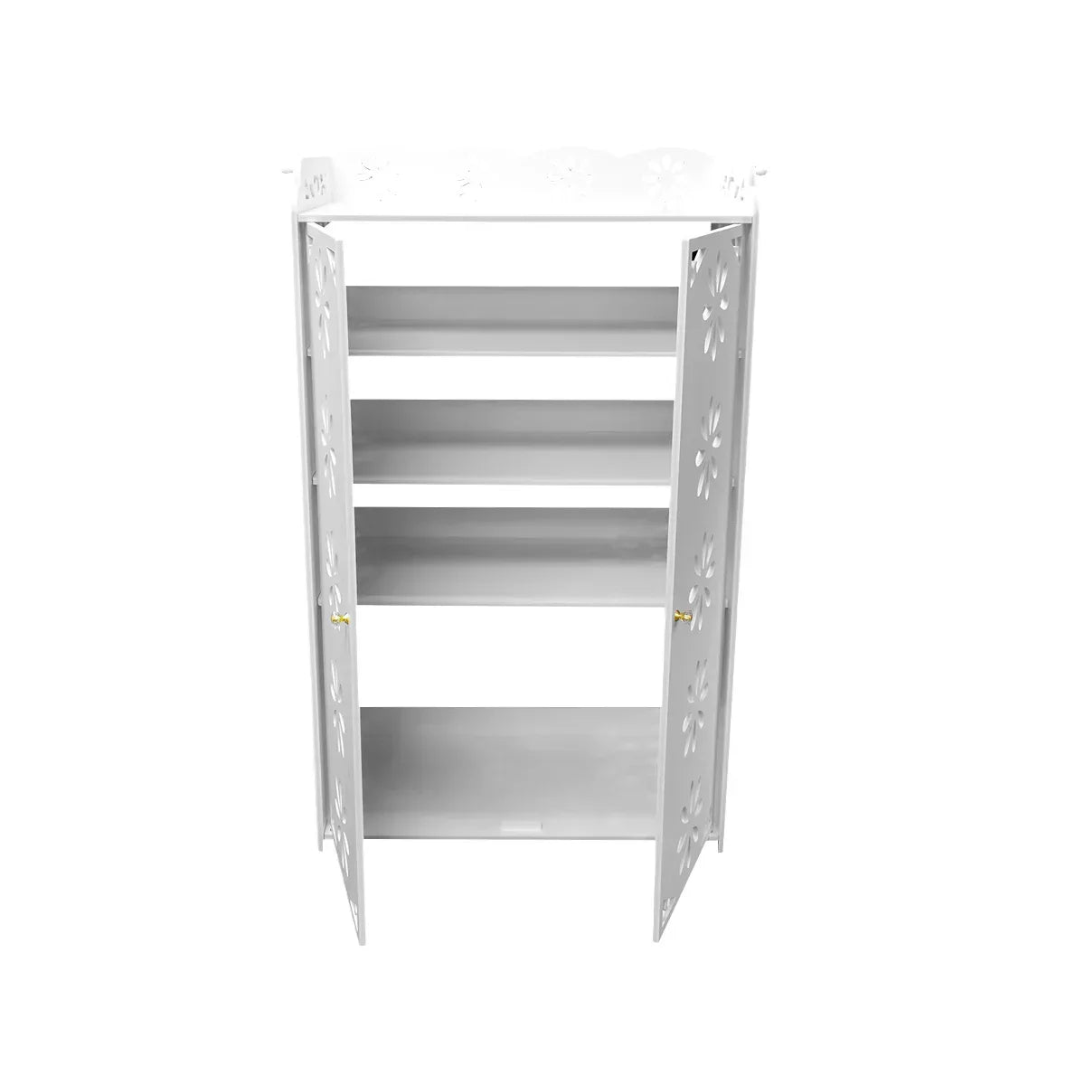 Dulap cu 4 rafturi, Naimeed D3484, culoare Alb, 100 x 60 x 32 cm