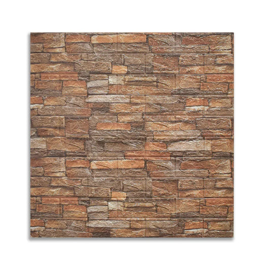 Set 10 x Tapet 3D autoadeziv, design modern, usor de curatat, 70x77cm, Naimeed D3572