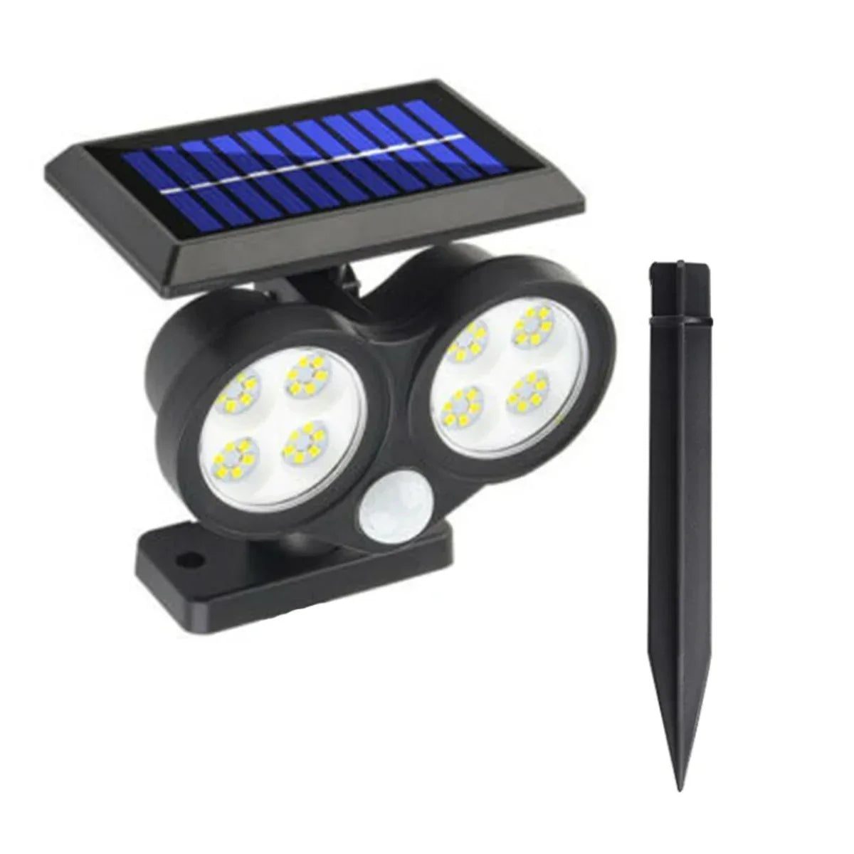 Lampa solara, cu senzor de miscare, lumina LED, acumulator, Naimeed D4336, 48 LED-uri
