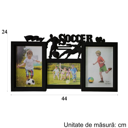 Rama foto, 3 poze, Naimeed D4583N, Negru
