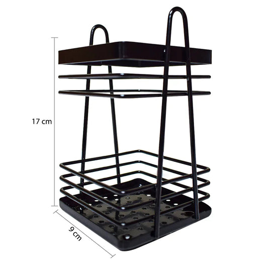 Suport tacamuri din metal, Naimeed D4777, Negru