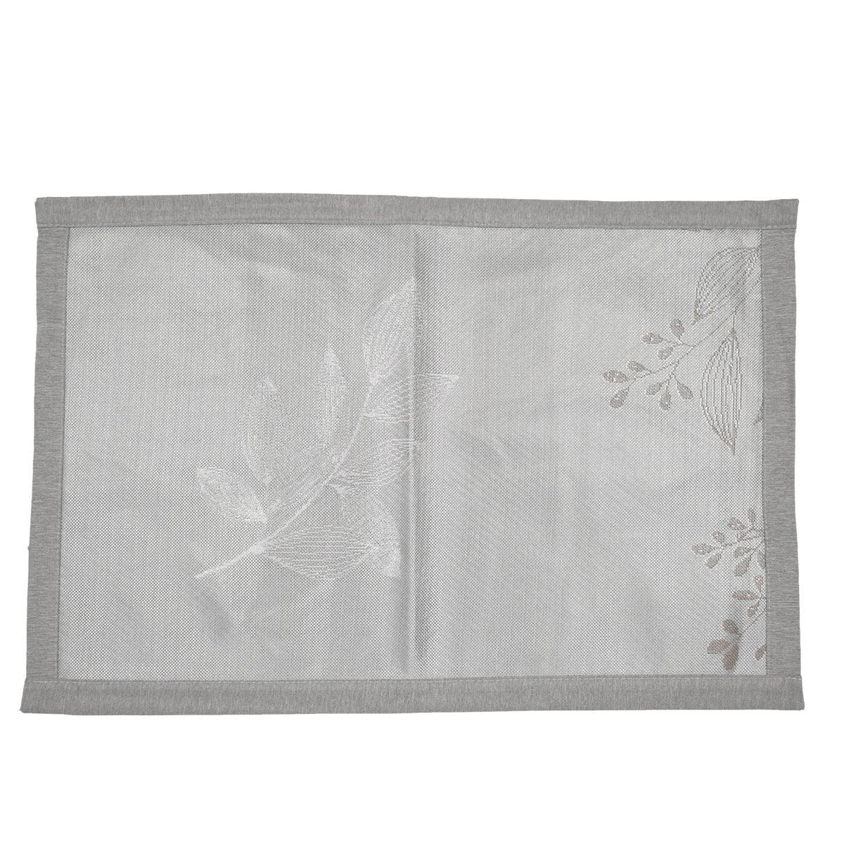 Set lenjerie pat dublu, latime 145cm, Naimeed D4913, Gri