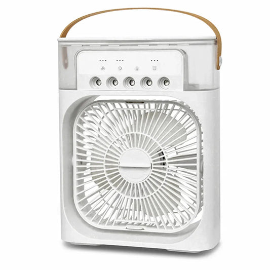 Ventilator, umidificator, Naimeed D5120, alimentare USB, Alb