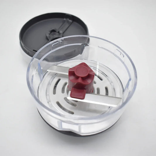 Mini Tocator Manual, pentru Usturoi, Legume, Naimeed D5161, Alb