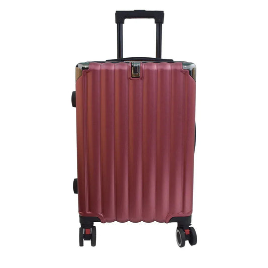 Troler voiaj, Naimeed D5390S, 4 roti duble 360 grade, ABS, inchidere cifru, Rosu, 38x23x60cm