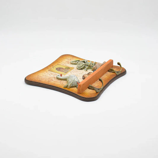 Cuier decorativ D54, 19x19 cm, m1