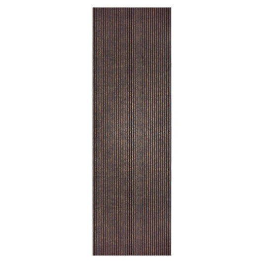 Set 5 panouri decorative, riflaj, polimer rigid, Naimeed D5460, 270x30x0.5cm, Maro