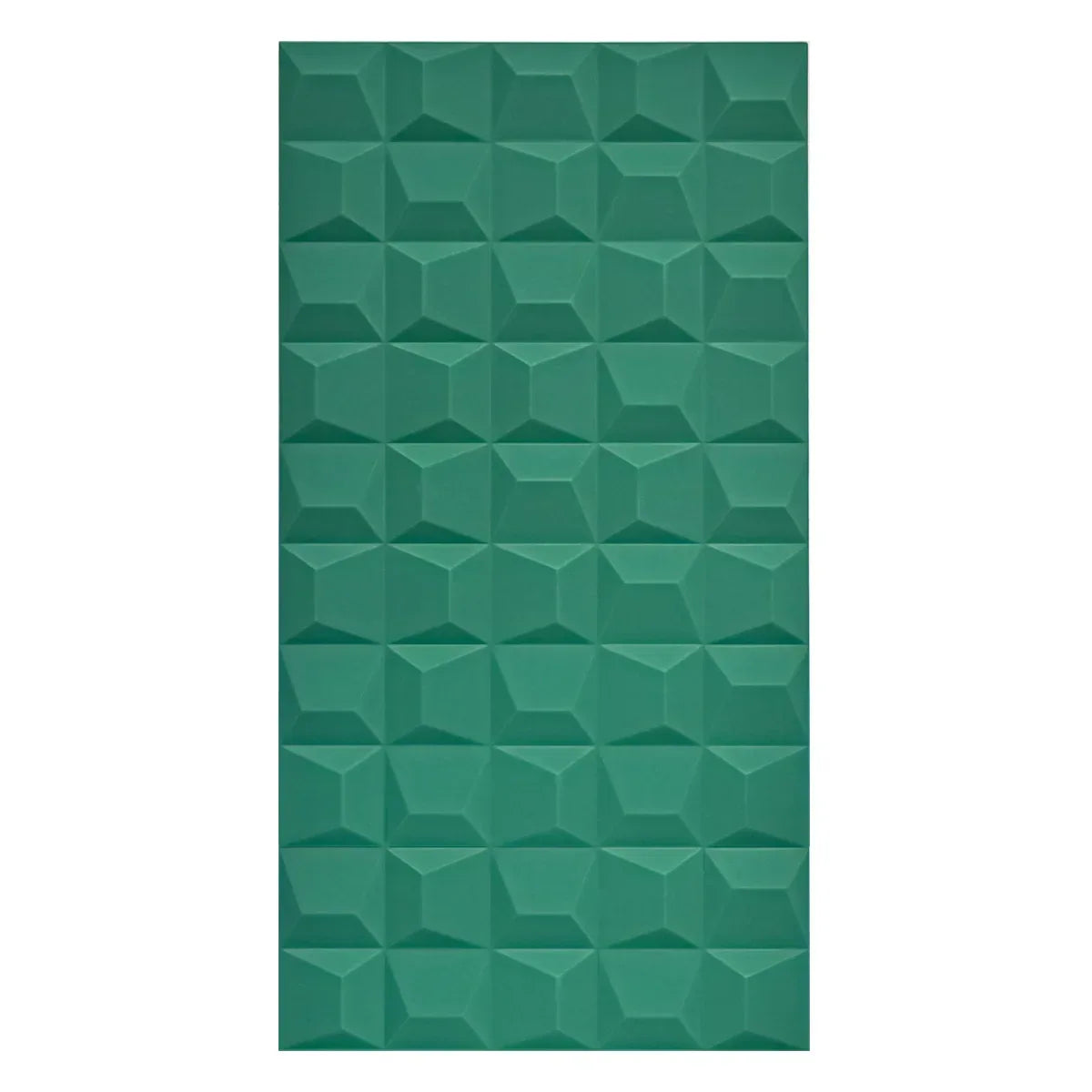 Set 6 x Panou Decorativ 3D, Naimeed D5772, ultrausor, design elegant, PU, 120 x 60 x 2.5 cm, Turcoaz
