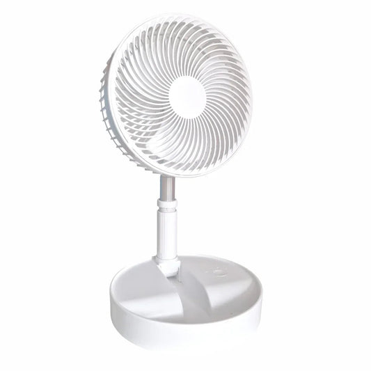Ventilator, cu acumulator, Naimeed D5837, USB, Alb, 195x862x195mm