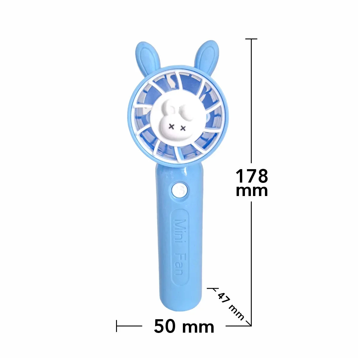 Ventilator, cu acumulator, Naimeed D5877, USB, Albastru, 50x178x47mm