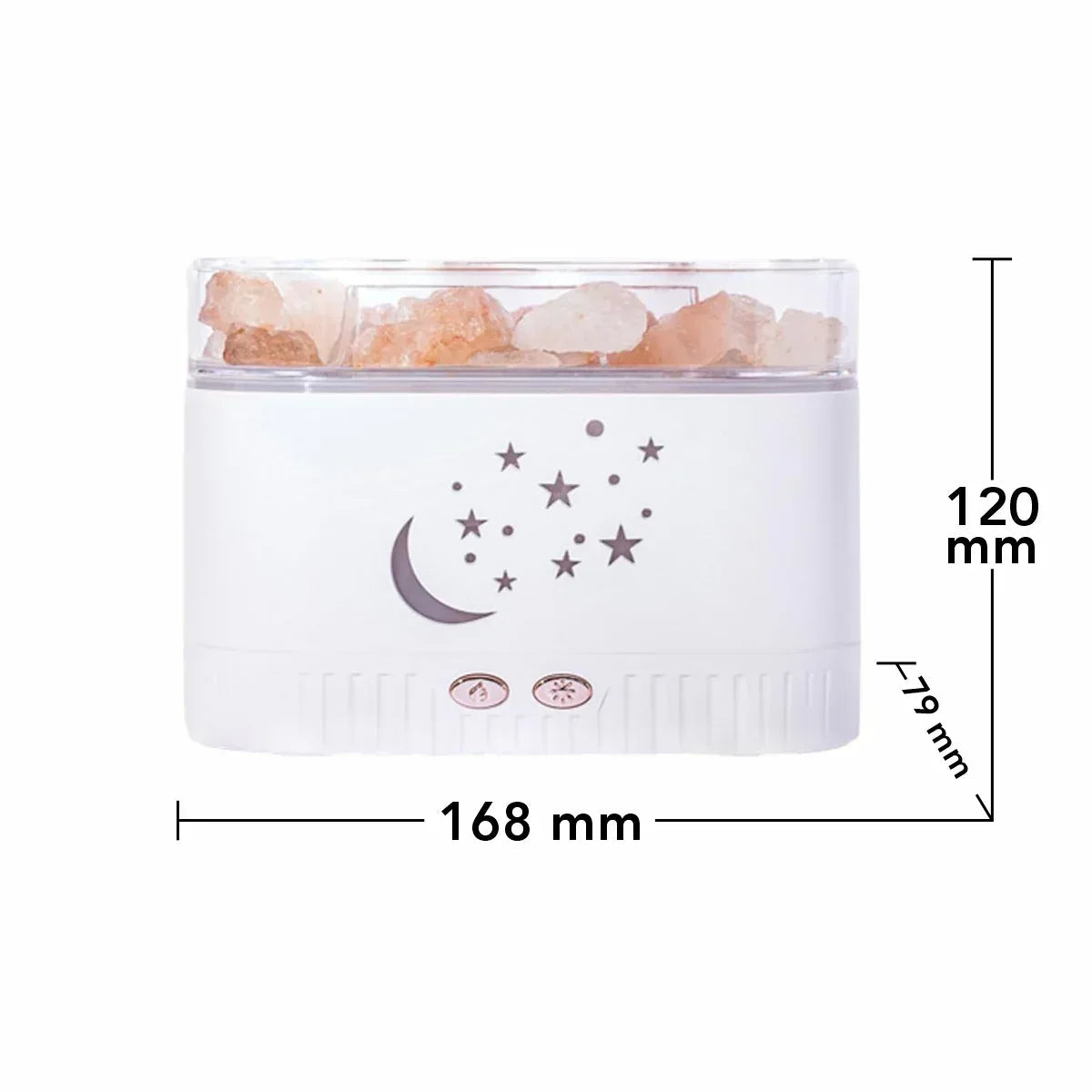 Umidificator cu aromaterapie, Naimeed D6042, Alb, 168x120x79mm