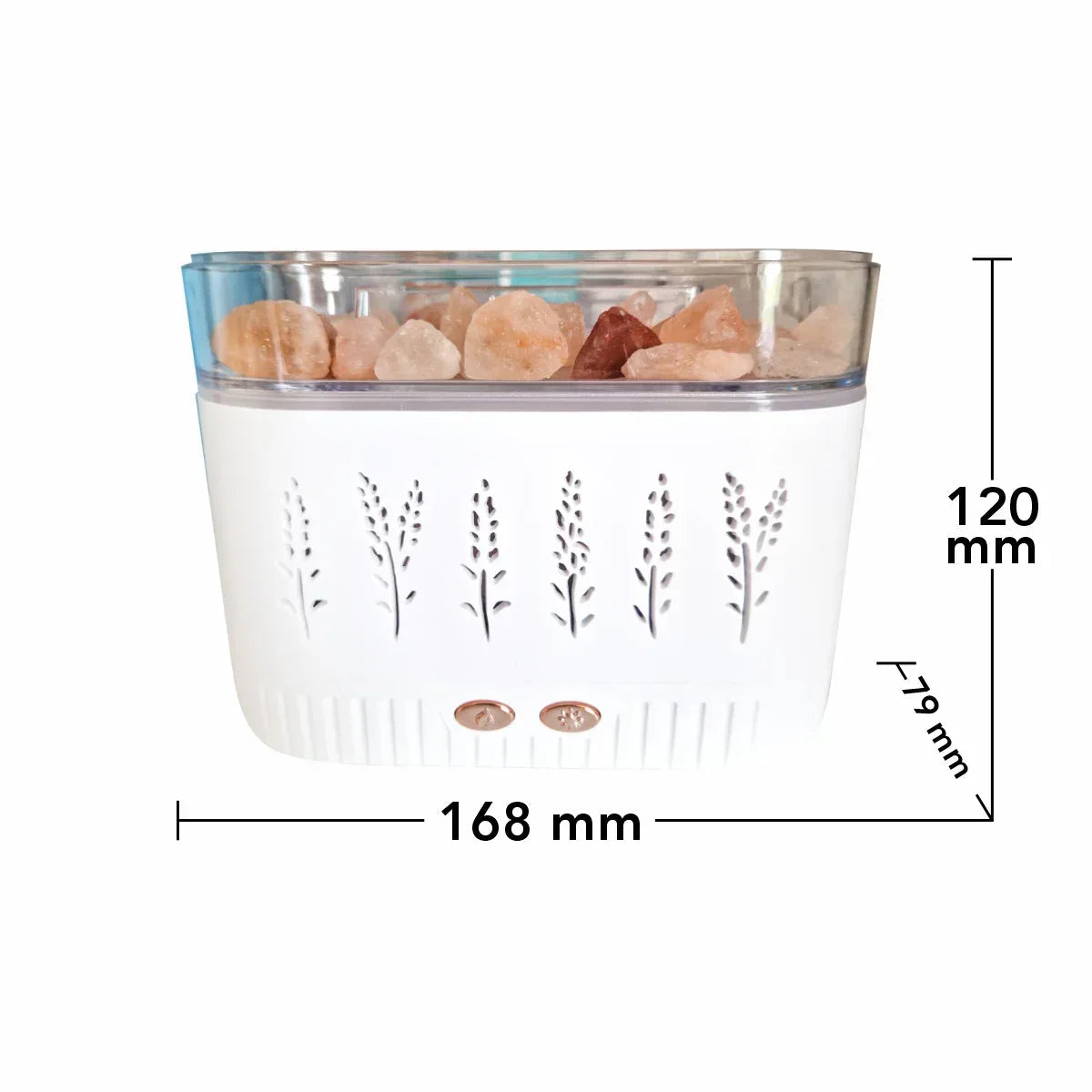 Umidificator cu aromaterapie, Naimeed D6043, Alb, 168x120x79mm