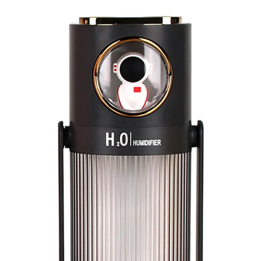 Umidificator cu aromaterapie pentru camera copiilor, Naimeed D6068, Negru, 90x230x75mm