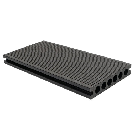 Pardoseala decking terasa din compozit WPC, Naimeed D6485, rezistenta sporita, 290x14x2.5cm, Negru