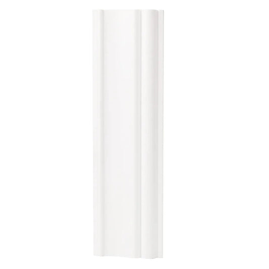 Set 5 plinte decorative, polimer rigid, Naimeed D6698, Alb, 2300x85x25mm