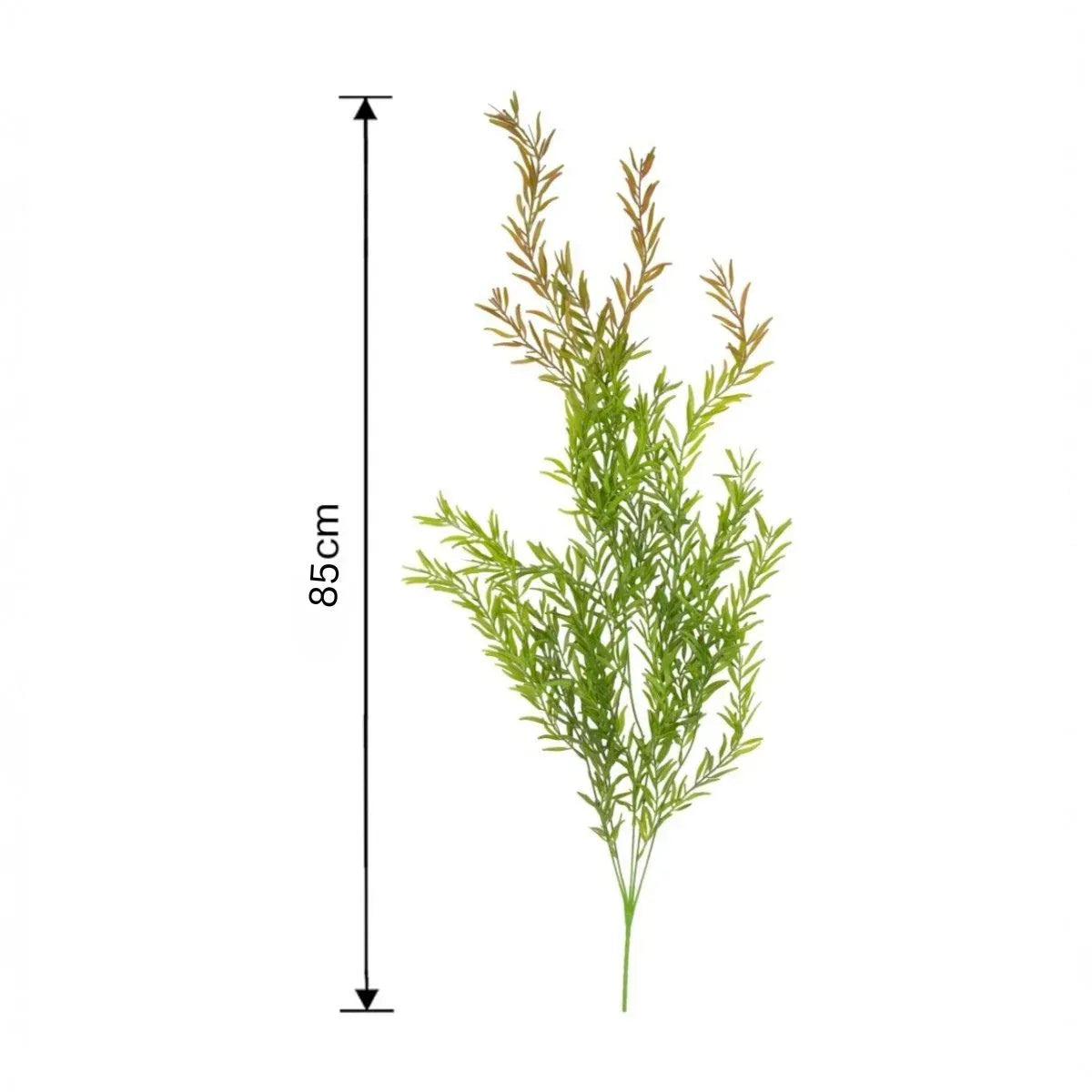 Set 2 plante artificiale curgatoare, 5 fire, lungime 85cm, Naimeed D7016, Rosu