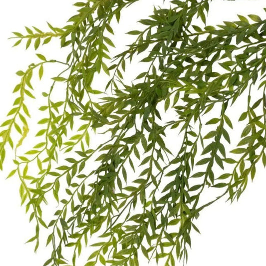 Set 2 plante artificiale curgatoare, 5 fire, lungime 85cm, Naimeed D7017, Verde