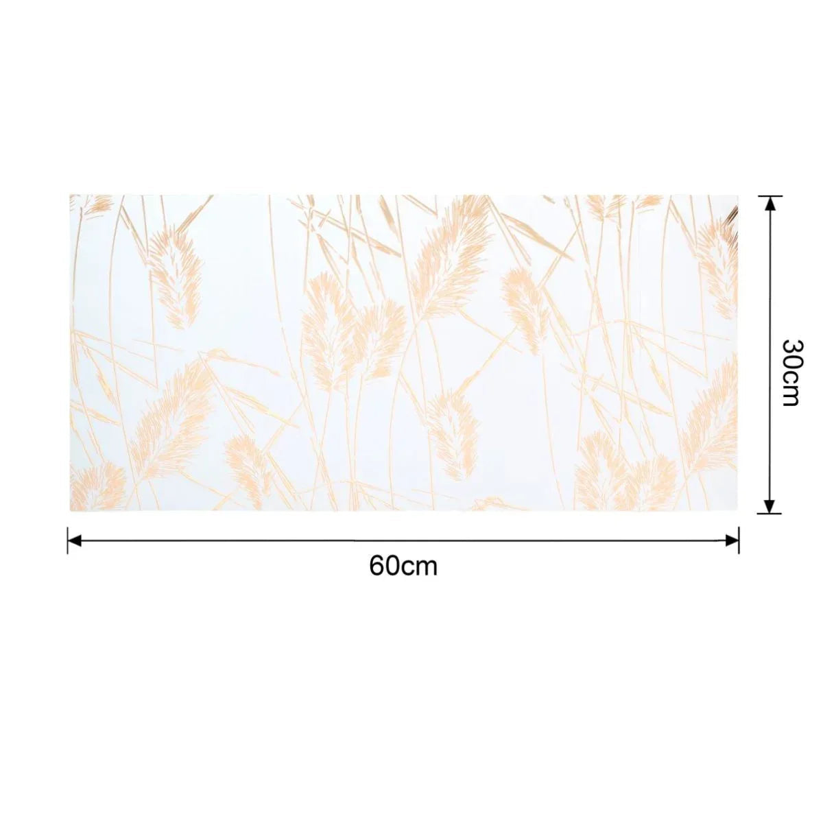 Set 6 panouri decorative autoadezive cu folie de aluminiu, efect marmura, suprafata acoperita 1.08 m², Naimeed D7109, 60x30 cm, Alb