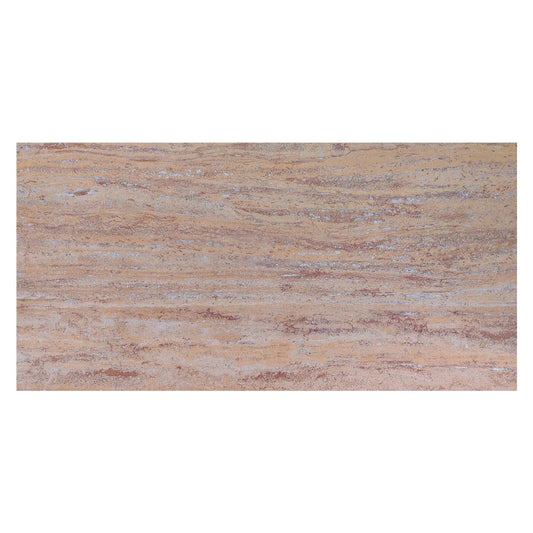Set 16 panouri decorative din praf de piatra, Naimeed D7309, ignifuge, strat protector ceramic, rezistente la razele UV, 120x60x0.2 cm, bej ruginiu