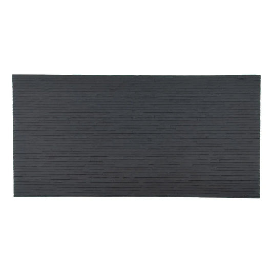 Set 16 panouri decorative din praf de piatra, Naimeed D7333, flexibile, ignifuge, strat protector ceramic, rezistente la razele UV, 120x60x0.2 cm, gri antracit