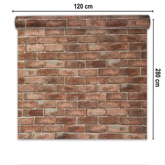 Rola panou autoadeziv, Naimeed D7372, aspect lucios, design modern, 2.5mm grosime, 120x280cm, Maro