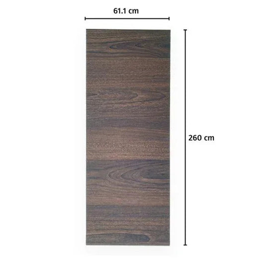 Panou decorativ riflaj WPC, Naimeed D7559, sistem de imbinare tip ''U'', aspect rafinat si montaj usor, 260x61.1x0.9cm, nuc închis