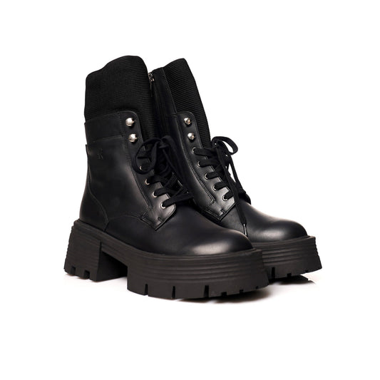 Brodequin Noir | Chaussette